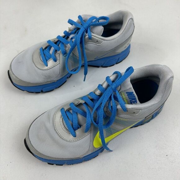 Nike Max Run Lite 3 Women's Running Shoes 488167-006 Size 6.5 Aqua Yellow Grey - Picture 3 of 12